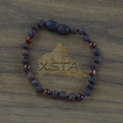 Baltic amber Teething bracelet raw polished